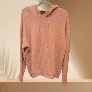 Forever 21 Soft Fuzzy Hoodie | Blush Pink | Size XL